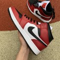 Jordan 1 Mid Chicago Black Toe