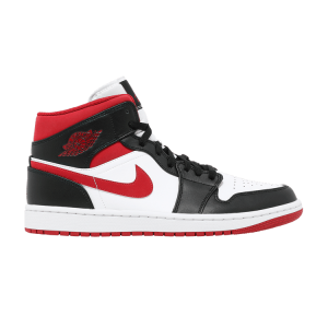 Jordan 1 Mid Black Gym Red