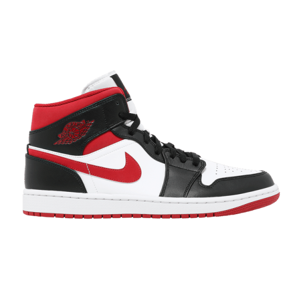 Jordan 1 Mid Black Gym Red