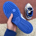 Custom x Dunk Low Retro Lot Blue White Paisley