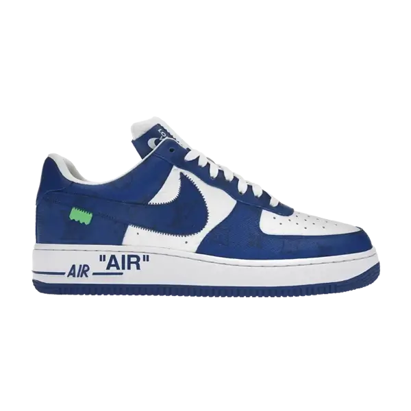 VIRGIL ABLOH X L V X AIR FORCE 1 LOW WHITE TEAM ROYAL