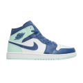 JORDAN 1 MID BLUE MINT