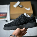 VIRGIL ABLOH X L V X AIR FORCE 1 LOW TRIPLE BLACK