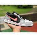 JORDAN 1 LOW GREY FOG BLEACHED CORAL