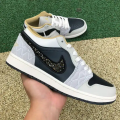 JORDAN 1 LOW SE BEADED SWOOSH