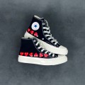 Comme des Garçons Play x Chuck 70 Hi Top Multi Heart Black