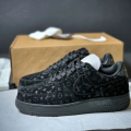 VIRGIL ABLOH X L V X AIR FORCE 1 LOW TRIPLE BLACK