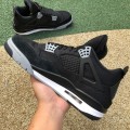 JORDAN 4 RETRO BLACK CANVAS