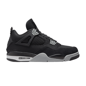 JORDAN 4 RETRO BLACK CANVAS