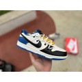 Custom x Dunk Low Retro Lot Blue White Black