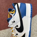 Custom x Dunk Low Retro Lot Blue White Black