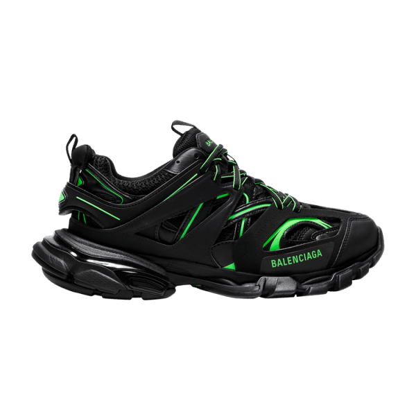 Track Sneaker Black Green