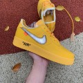 Off-White x Air Force 1 Low University Gold