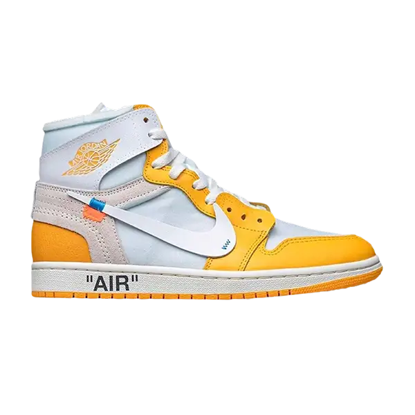 OFF-WHITE X AIR JORDAN 1 RETRO HIGH OG CANARY YELLOW