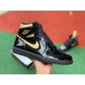 Jordan 1 Retro High OG Black Metallic Gold