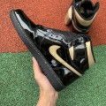 Jordan 1 Retro High OG Black Metallic Gold