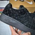 VIRGIL ABLOH X L V X AIR FORCE 1 LOW TRIPLE BLACK