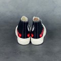 Comme des Garçons Play x Chuck 70 Hi Top Multi Heart Black