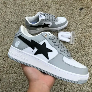 BAPESTA LOW M2 WHITE GREY