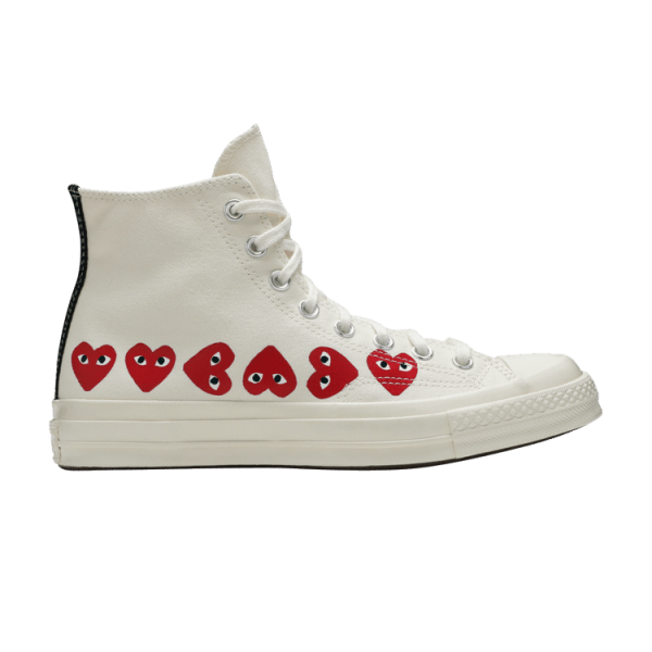 Comme des Garçons Play x Chuck 70 Hi Top Multi Heart