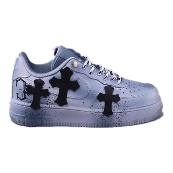 Chrome Hearts x Air Force07 Low White/Blue