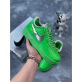 OFF-WHITE X AIR FORCE 1 LOW LIGHT GREEN SPARK