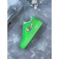 OFF-WHITE X AIR FORCE 1 LOW LIGHT GREEN SPARK