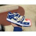 Custom x Dunk Low Retro Lot Blue White Paisley