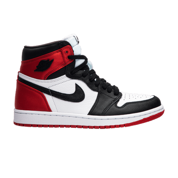 Jordan 1 Retro High Satin Black Toe (W)